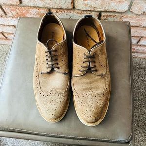 Blake McCay | Carson Wingtip Oxford | Suede Brown | Size 10.5